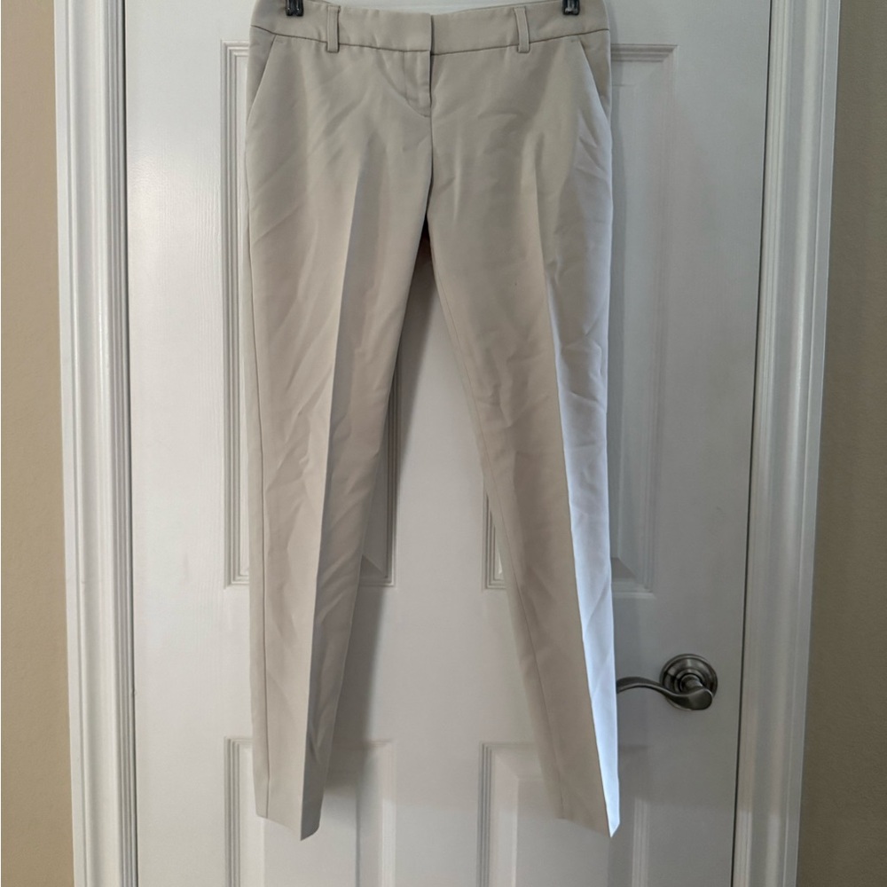 Express Cream Tailored Pants